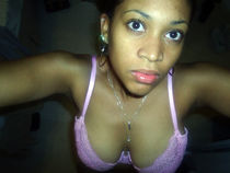 Black cheerful BBW big